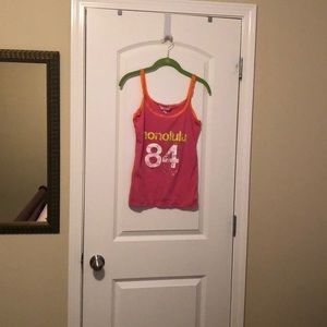 VS Pink tank top Honolulu 84 size m/l